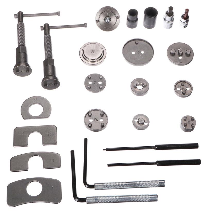 Stlačovák brzdových pístů MECHANIC BRAKE SET BLACK 50, sada 50ks SIXTOL Stlačovák brzdových pístů MECHANIC BRAKE SET BLACK 50, sada 50ks SIXTOL