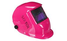 Svářecí kukla samostmívací WELDING MASK 4, růžová SIXTOL