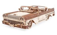 Ugears 3D dřevěné mechanické puzzle VM-05 Auto (50's convertible) 