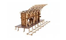 Ugears Dřevěná 3D mechanická stavebnice Harry Potter - vlakové nástupiště 