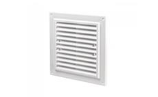 VENTS MV 150x150s - 150x150mm, bílá, plastová, síťka proti hmyzu