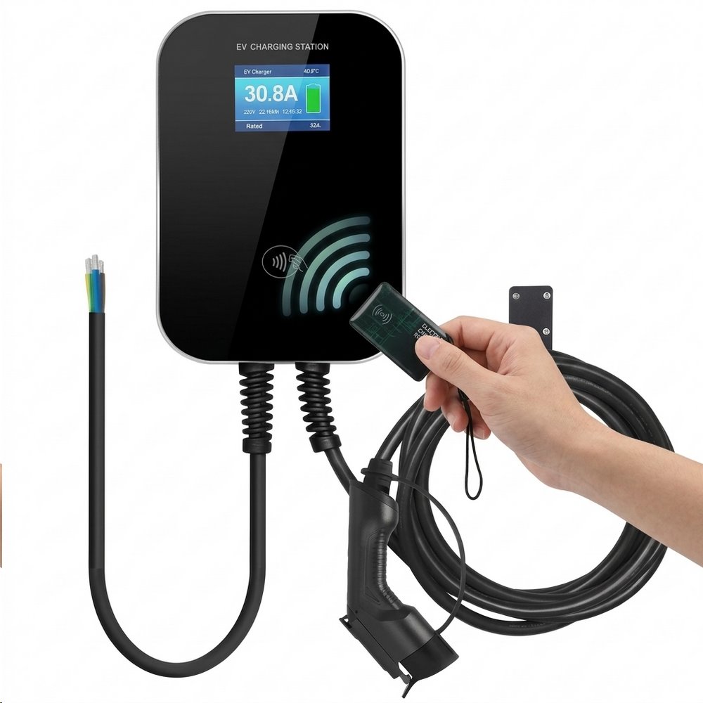 Wallbox BESEN BS20-BC-11KW-RFID, Typ 2, 5.5 m kabel, 400V, 16A, s kartou RFID Wallbox BESEN BS20-BC-11KW-RFID, Typ 2, 5.5 m kabel, 400V, 16A, s kartou RFID