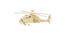 Woodcraft Dřevěné 3D puzzle vrtulník Apache 