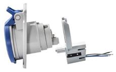 Zásuvka vestavná 23M331 IP44-54/400V/16A/5P 6h, šikmá 10°, mikrospínač NC/ NO - SpeedPRO