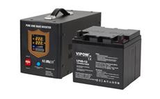  Zdroj záložní KEMOT PROsinus 1000 URZ3406B 700W 12V + BATERIE